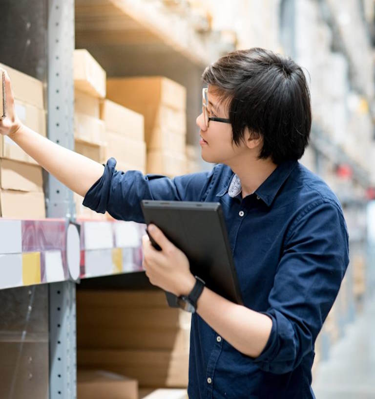 guy checking shelves case study
